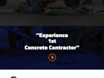 1st Concrete | Lead-Generating Contractor Website