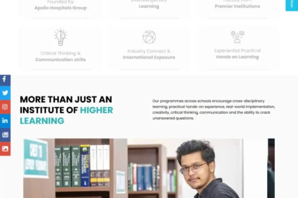 Apollo University | Academic University Website Design